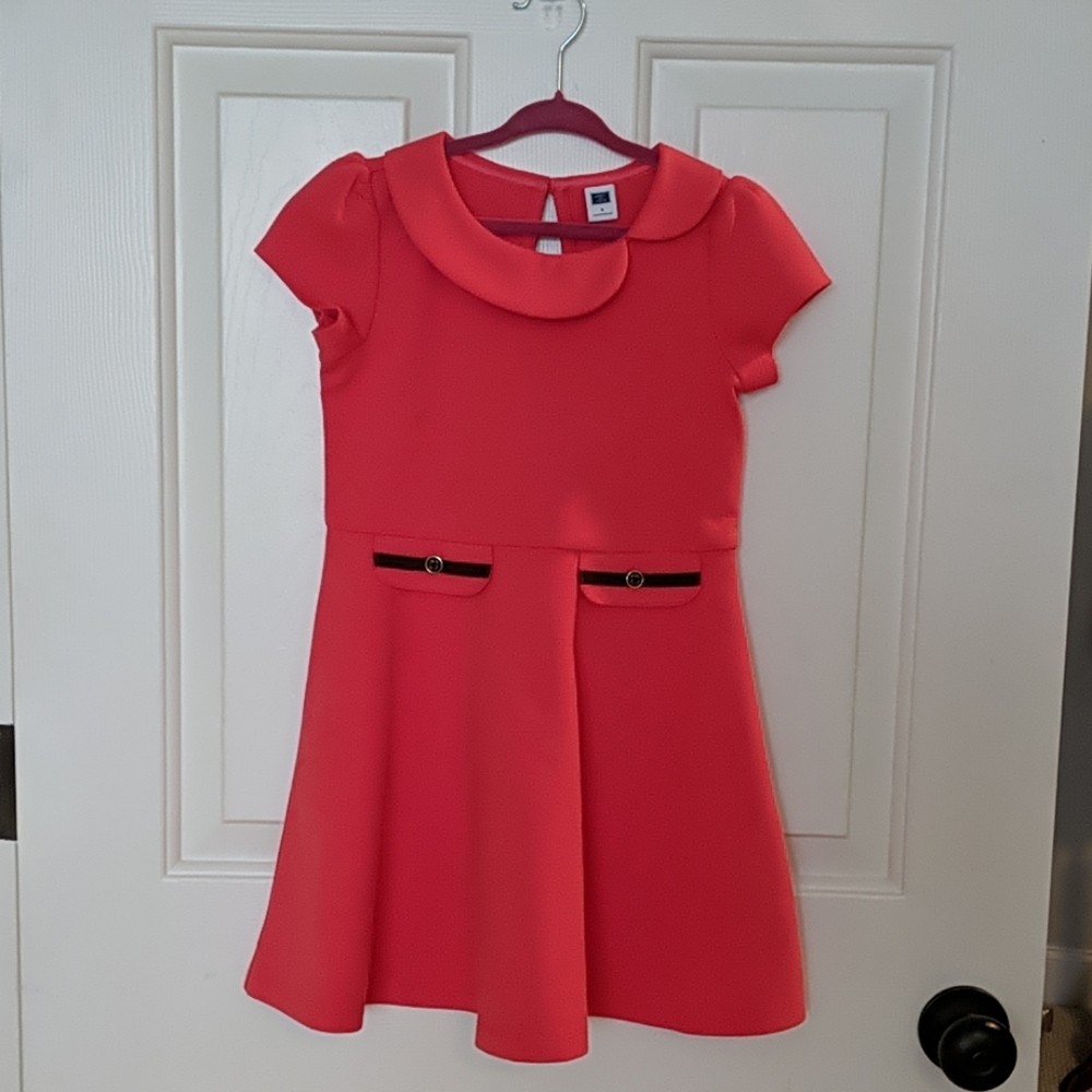 Janie and Jack short sleeve red dress